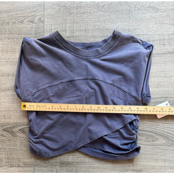 Free People Movement Logo Hot Shot Crossover Set NWT Medium Blue Indigo Sold Out - Picture 9 of 11